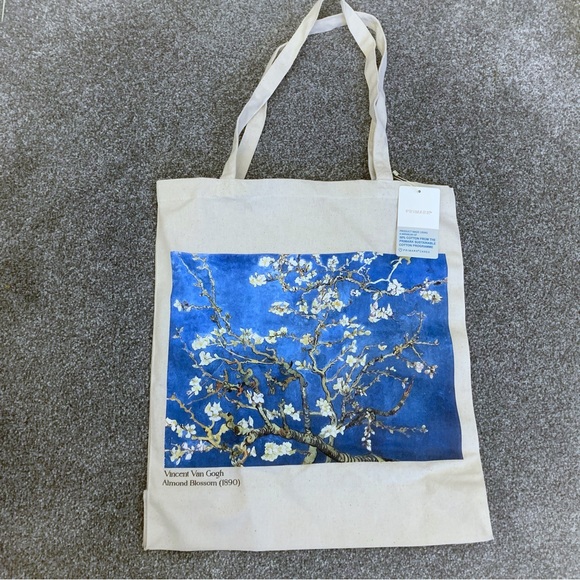 Primark Handbags - NWT Primark Vincent Van Gogh almond blossom (1890) painting canvas tote bag